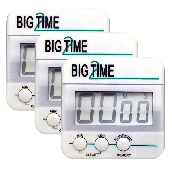 Ashley Productions Big Time Too Up/Down Timer, PK3 10210